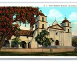 Santa Barbara Mission Santa Barbara CA California CA UNP WB Postcard S24 - £2.32 GBP