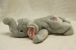 Ty Original Beanie Buddies Righty Elephant Beanbag Plush Toy Swing Tush ... - £23.58 GBP