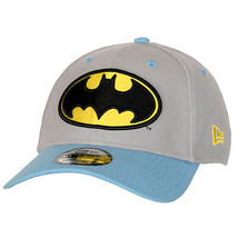 Batman Vintage Colorway New Era 39Thirty Fitted Hat Grey - £33.95 GBP