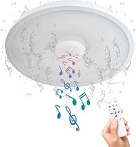Asall Smart Waterproof Ceiling Light Fixture, Led Music Ceiling Lamp,, Bedroom - £36.90 GBP