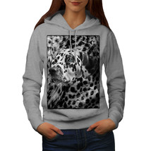 Wellcoda Dalmatian Dog Face Womens Hoodie, Animal Casual Hooded Sweatshirt - £29.52 GBP