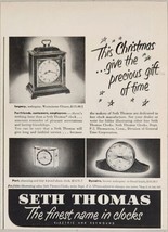 1950 Print Ad Seth Thomas Clocks 3 Models Shown Thomaston,Connecticut - £11.00 GBP