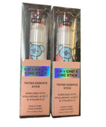 2PC The Creme Shop BT21 Lip + Cheek Chic Stick Tinted Essence - Rose &amp; D... - $20.30 CAD