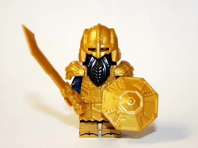 NWTOYS Dwarf Warrior Gold Armor LOTR Lord Of The Rings Hobbit Minifigure US - £4.48 GBP