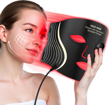 Red Light Therapy Mask for Face, 7 Colors LED Face Mask Light Therapy wi... - $106.88