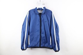 Vintage 90s Nike Womens Medium Travis Scott Mini Swoosh Lined Windbreaker Jacket - £50.27 GBP