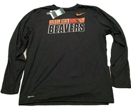 NWT New Oregon State Beavers Nike Dri-Fit Legend Element Long Sleeve Large Shirt - £23.22 GBP