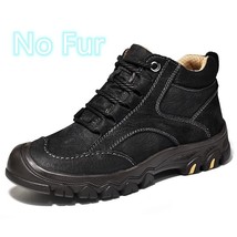 High Quality Outdoor Men&#39;s Shoes Genuine Leather Hiking Shoes Men Handmade Non-s - £82.50 GBP