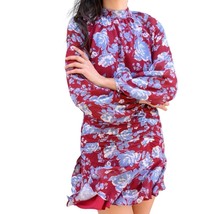 Yumi Kim NWT Love Spell Burgundy Daniella Mini Dress Long Sleeve Romantic Size S - £110.51 GBP