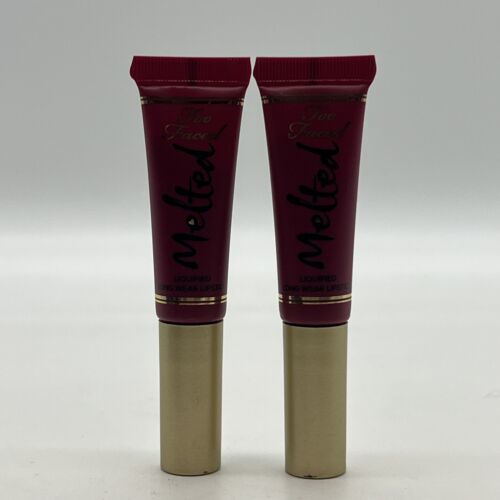Primary image for Lot of 2 Too Faced Melted Liquified Long Wear Liquid Lipstick Melted Berry 0.16
