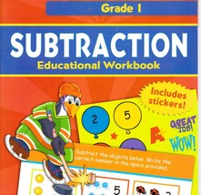 Subtraction Educational Workbook Grade 1 Book - £5.49 GBP