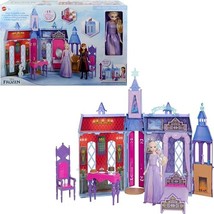 Mattel Disney Frozen Arendelle Doll-House Castle (2+ ft) with Elsa Fashion Doll, - £46.40 GBP