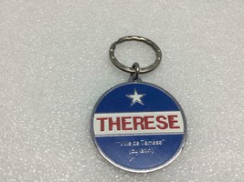 Vintage First Name Key Ring Therese Keychain Star Ancien Porte-Clés Thérèse - £6.13 GBP