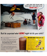 1947 Borden&#39;s Dairy Hemo Advertisement Nutritional Beverage Vintage DWWW8 - $29.99