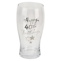 Juliana Happy 40th Birthday Pint Glass in Gift Box G31940 - £11.55 GBP