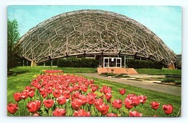 Postcard St. Louis Missouri Shaw Botanical Garden Climatron Dome Greenhouse 1970 - £5.14 GBP