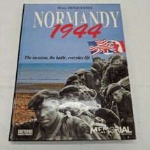Normandy 1944 The Invasion The Battle Everyday Life Hardcover Book  - £14.01 GBP