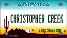 Christopher Creek Arizona Novelty Mini Metal License Plate Tag - £11.75 GBP