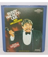Buddy Hackett: Live and Uncensored CED Videodisc 1983 VTG Comedian Stand-Up - £8.72 GBP