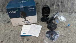 Arlo VMC2040B-100NAR Essential Indoor Wired Security Camera Black - For ... - $18.99