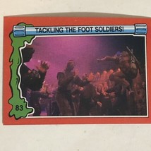 Teenage Mutant Ninja Turtles 2 TMNT Trading Card #83 Tackling The Foot S... - $1.97