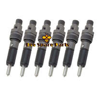 6Pcs Fuel Injectors 3802677 3802365 For 91-93 Dodge Cummins 5.9L 12V Pump W/Int - £258.78 GBP
