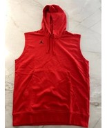 NWT mens medium nike Jordan Dri-FIT Fleece Sleeveless Hoodie Training DQ... - $66.30 CAD