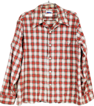VTG 70s Selkirk USA Red Plaid Flannel Shirt L Punk Grunge Trucker Thin W... - $69.25