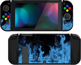 Playvital Blue Flame Protective Case For Nintendo Switch, Soft Tpu Slim Case - £28.98 GBP