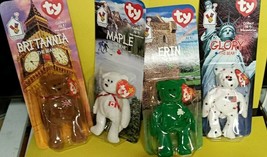TY Beanie Baby Babies Lot of 4 With Tags in Excellent Condition LIMITED SET - £20.53 GBP