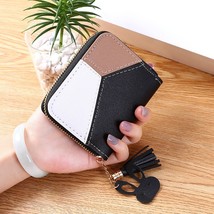 Leather women long zipper wrist purses tassel design clutch forever young wallet female thumb200