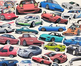 25pc Classic Japanese Car mx5 Miata JDM sport car Legend Classic Japanes... - £6.16 GBP