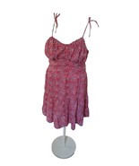 Jopna Strappy Sundress Junior Small/Med Red White Blue Tiered Smocked Back - $14.22 CAD