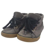 Gymboree Boy’s Kids Gray Lace Up Shoes Sz 8 - £11.71 GBP