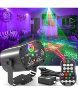 Party Lights, Dj Disco Lights, Rgb 3 Lens Dj Strobe Light Sound Activate... - £62.12 GBP