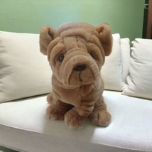 Vintage 1992 Ganz Shiri Shar-Pei 12" Plush Brown Wrinkle Dog Stuffed Animal GUC - £12.51 GBP