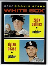 2020 Topps Heritage Rookie Stars White Sox #13 Zack Collins / Dylan Cease - £0.89 GBP