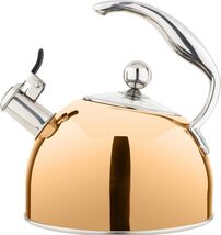 Viking 3-Ply Stainless Steel Tea Kettle 2.6 Rose Gold New - $79.95