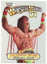 1993 WWF WrestleMania Coliseum Video Collector Card Ultimate Warrior - £6.84 GBP
