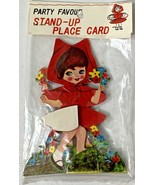 Vintage 1950s Japan Party Favor Stand-Up Place Card - $20.30 CAD