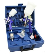 2pcs HVLP Air Spray Paint Gun 1 MM 1.4MM Air Touch Up Spraying Gun Paint... - $83.75 CAD