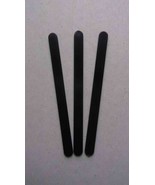 New Black Multi-use 4.5 inch / 11.25 cm Plastic Popsicle Craft Food Sticks - £23.45 GBP