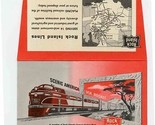 1950s Rock Island Lines Railroad Small Ticket Jacket Scenic America via ... - $24.75