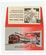 1950s Rock Island Lines Railroad Small Ticket Jacket Scenic America via ... - £19.36 GBP