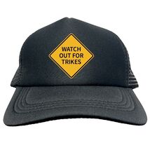 WATCH OUT FOR TRIKES FUNNY Trucker Cap Foam Baseball Cap Hat Mesh HF0190 - $15.83