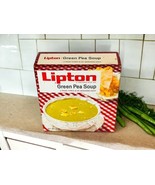 Lipton Green Pea Soup Mix Sealed Box Vintage 1950’s-60’s Sealed Advertis... - £41.10 GBP
