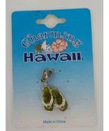 CHARMING HAWAII GREEN FLIPFLOP CHARM ONLY 1 PIECE MULTI COLOR LOBSTER CL... - $1.99