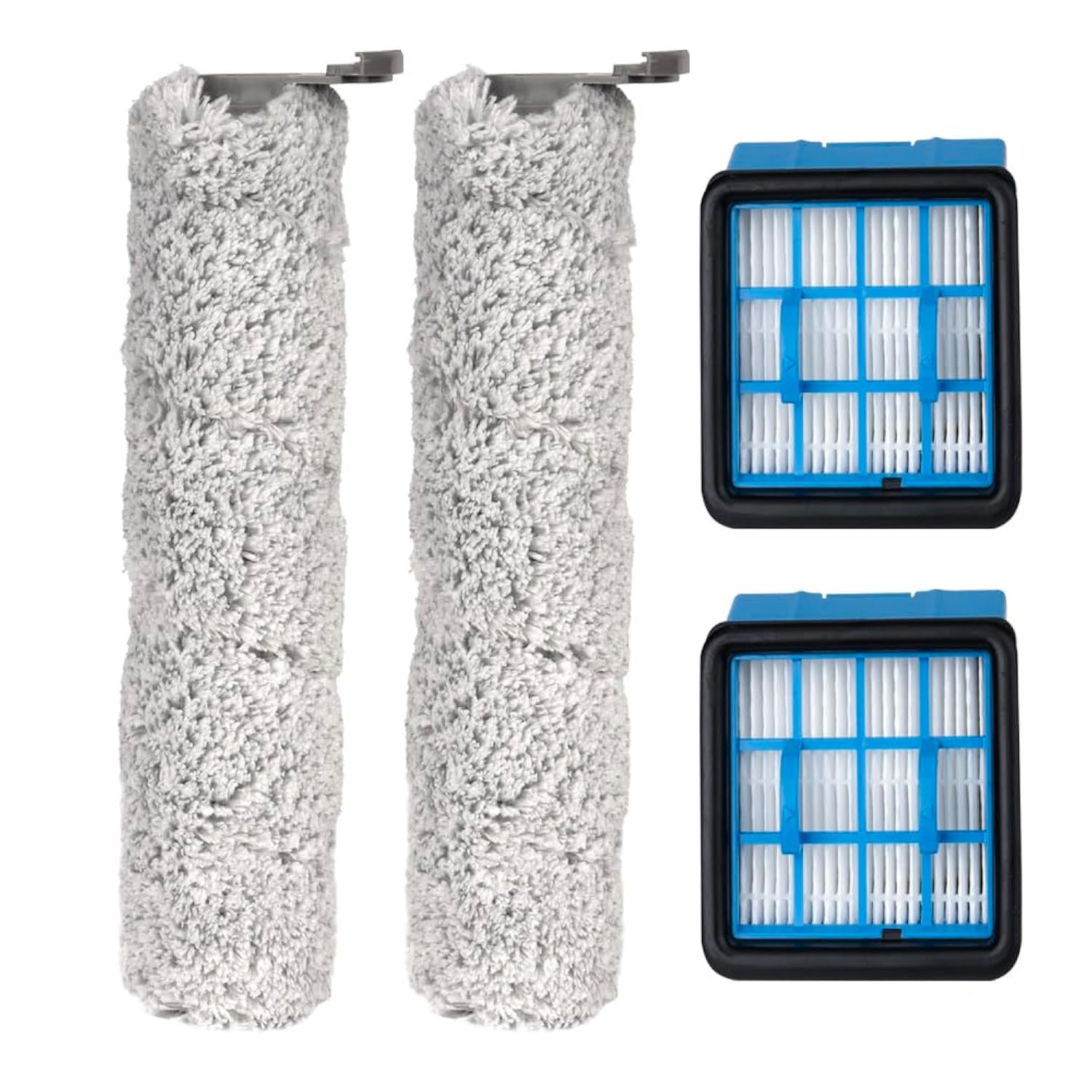Brush Roll Hepa Filter Set Compatible With Bissell Crosswave Omniforce 3882 Vacu