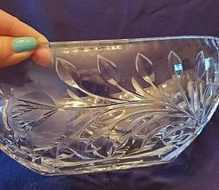 CRYSTAL ETCHED OBLONG BOWL image 2