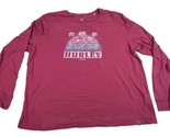 Hurley Ladies&#39; Long Sleeve Graphic Tee Pink Size XL - £9.45 GBP
